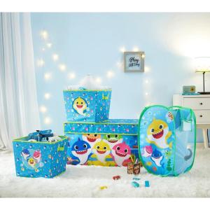 imageIdea Nuova Star Wars The Mandalorian Grogu aka The Child 4 Piece Storage Solution Set with Pop Up Hamper Collapsible Storage Trunk and 2 Nestable Storage BinsBaby Shark