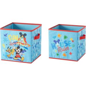 imageIdea Nuova Star Wars The Mandalorian Grogu aka The Child Collapsible Storage Cubes Set of 2 10quotx10quotMickey Mouse  Blue