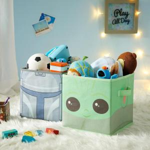imageIdea Nuova Star Wars The Mandalorian Grogu aka The Child Collapsible Storage Cubes Set of 2 10quotx10quotStar Wars Grogu
