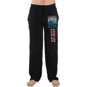 imageMens Black Star Wars Movie Series Kamino Sleep Pajama Pants