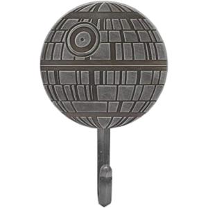 imageOpen Road Brands Disney Star Wars Death Star Cast Iron Wall Hook  Star Wars Wall Hook for Coats Jackets Keys and MoreGray