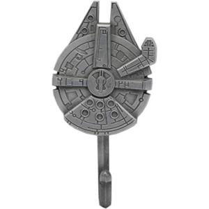imageOpen Road Brands Disney Star Wars Death Star Cast Iron Wall Hook  Star Wars Wall Hook for Coats Jackets Keys and MoreSilver