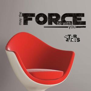imageRoomMates Star Wars Classic May The Force Peel and Stick Wall Decals by RoomMates RMK3011SCS 35quot x 9quotMay the Force