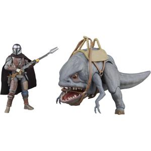 imageSTAR WARS The Vintage Collection Blurrg ampamp The Mandalorian The Mandalorian 375 Inch Collectible Action Figure 2Pack