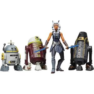 imageSTAR WARS The Vintage Collection Escape from Order 66 The Clone Wars Ahsoka Tano ampamp Droids 375 Inch Collectible Action Figure 4Pack Amazon Exclusive