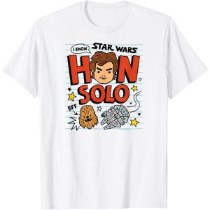 imageStar Wars  Han Solo Doodles TShirtWhite