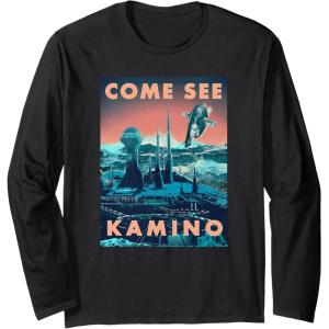 imageStar Wars Come See Kamino Poster Long Sleeve TShirtBlack