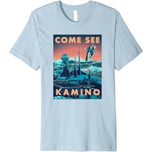 imageStar Wars Come See Kamino Poster Premium TShirtBaby Blue