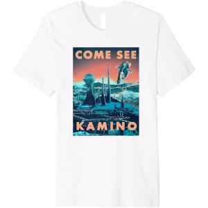 imageStar Wars Come See Kamino Poster Premium TShirtWhite