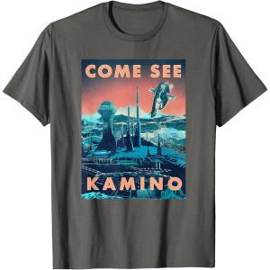 imageStar Wars Come See Kamino Poster TShirtAsphalt Grey