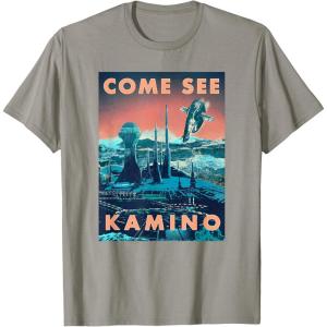 imageStar Wars Come See Kamino Poster TShirtSlate Grey