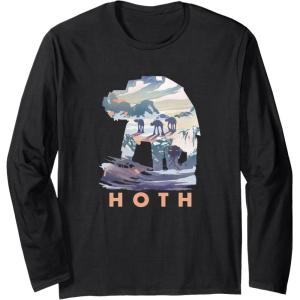 imageStar Wars Hoth ATAT Fill Long Sleeve TShirtBlack