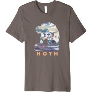 imageStar Wars Hoth ATAT Fill Premium TShirtAsphalt Grey