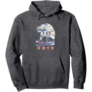 imageStar Wars Hoth ATAT Fill Pullover HoodieDark Heather Grey