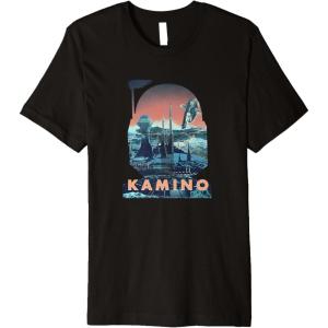 imageStar Wars Kamino Boba Fett Fill Premium TShirtBlack
