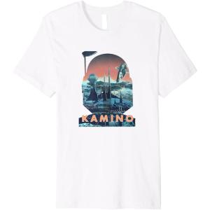 imageStar Wars Kamino Boba Fett Fill Premium TShirtWhite