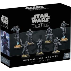 imageStar Wars Legion Imperial Dark Troopers Unit Expansion  Tabletop Miniatures Game Strategy Game for Kids and Adults Ages 14 2 Players 3 Hour Playtime Made by Atomic Mass Games