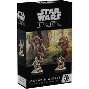 imageStar Wars Legion Logray ampamp Wicket Commander Expansion  Heroic Ewoks Tabletop Miniatures Game Strategy Game for Kids and Adults Ages 14 2 Players 3 Hour Playtime Made by Atomic Mass Games