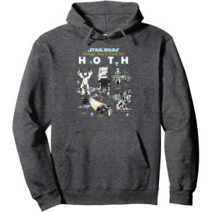 imageStar Wars Things Youll Find On Hoth Pullover HoodieDark Heather Grey