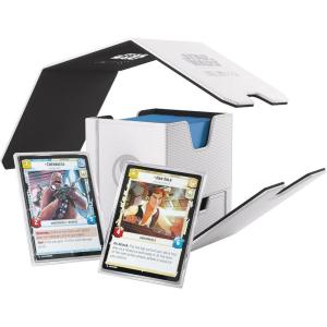 imageStar Wars Unlimited Twin Suns Deck POD  Premium Deck Box with UVProtected Card Cases Holds 100 DoubleSleeved Cards Designed for The Star Wars Unlimited TCG WhiteBlack Color Made by Gamegenic