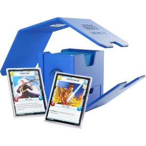 imageStar Wars Unlimited Twin Suns Deck POD  Premium Deck Box with UVProtected Card Cases Holds 100 DoubleSleeved Cards Designed for The Star Wars Unlimited TCG Blue Color Made by Gamegenic