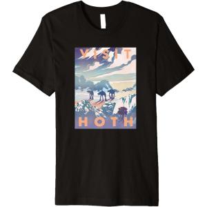imageStar Wars Visit Hoth Poster Premium TShirtBlack