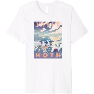 imageStar Wars Visit Hoth Poster Premium TShirtWhite