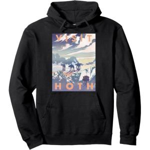 imageStar Wars Visit Hoth Poster Pullover HoodieBlack