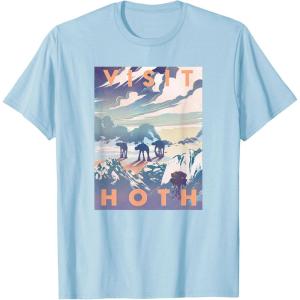 imageStar Wars Visit Hoth Poster TShirtBaby Blue