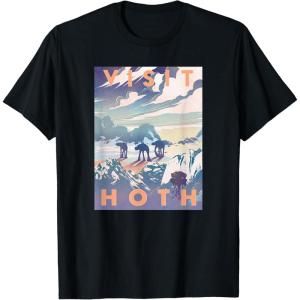 imageStar Wars Visit Hoth Poster TShirtBlack