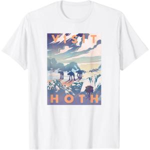 imageStar Wars Visit Hoth Poster TShirtWhite