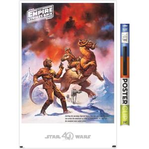 imageTrends International Star Wars Hoth  Empire Strikes Back Wall Poster 22375quot x 34quot Premium Unframed VersionPremium Poster  Clip Bundle