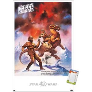 imageTrends International Star Wars Hoth  Empire Strikes Back Wall Poster 22375quot x 34quot Premium Unframed VersionPremium Poster  Mount Bundle