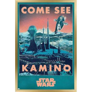 imageTrends International Star Wars Kamino  Come See Kamino Wall Poster 224L x 147W Premium Unframed VersionGold Framed Version