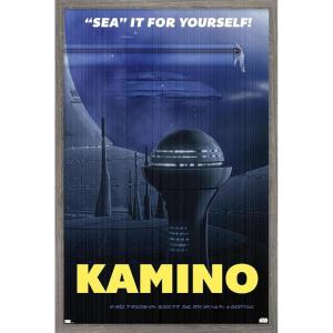 imageTrends International Star Wars Kamino  Sea It by Russell Walks Wall Poster 224L x 147W Premium Unframed VersionBarnwood Framed Version