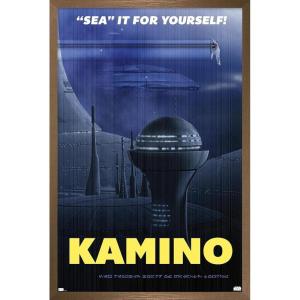 imageTrends International Star Wars Kamino  Sea It by Russell Walks Wall Poster 224L x 147W Premium Unframed VersionBronze Framed Version