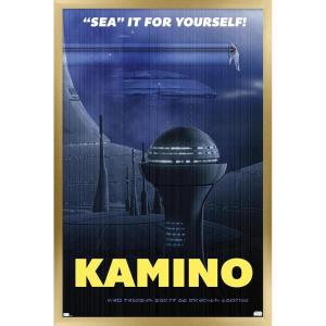 imageTrends International Star Wars Kamino  Sea It by Russell Walks Wall Poster 224L x 147W Premium Unframed VersionGold Framed Version