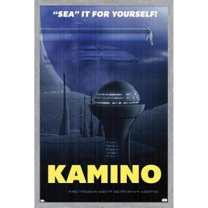 imageTrends International Star Wars Kamino  Sea It by Russell Walks Wall Poster 224L x 147W Premium Unframed VersionGray Framed Version