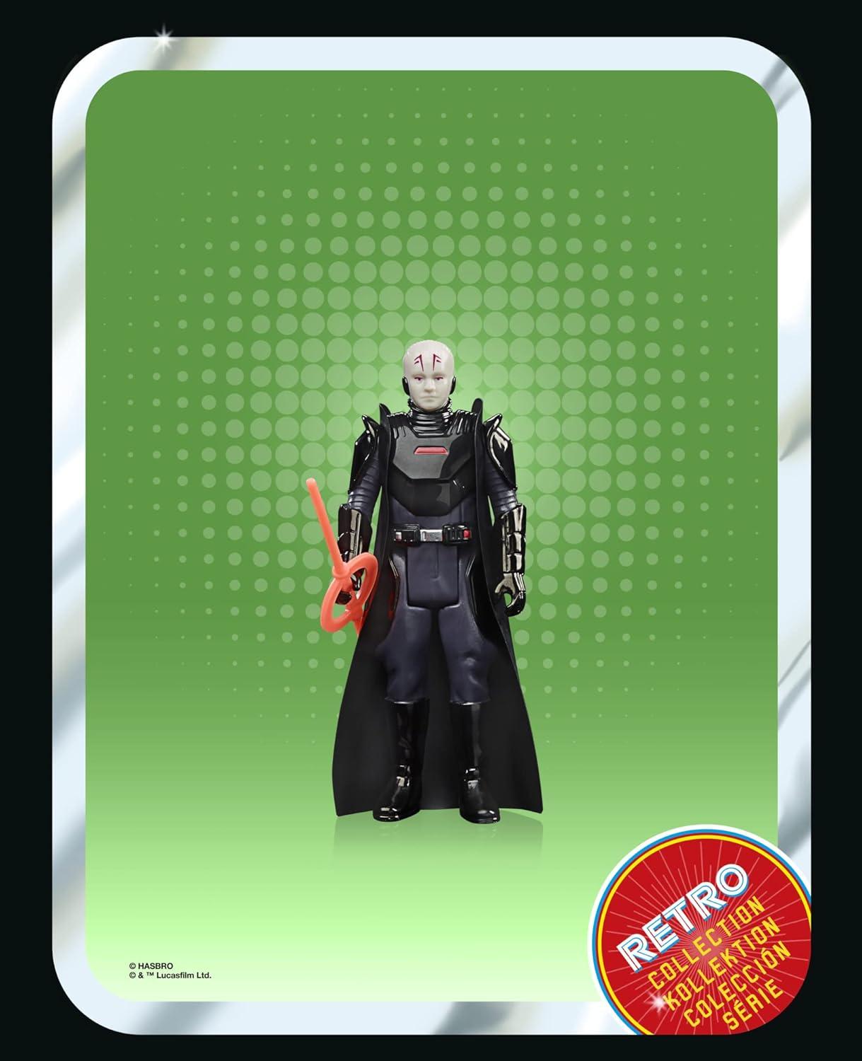 imageSTAR WARS Retro Collection Grand Inquisitor Toy 375InchScale OBIWan Kenobi Action Figure Toys for Kids Ages 4 and Up Multicolored F5773One Size