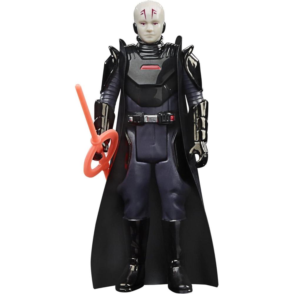 imageSTAR WARS Retro Collection Grand Inquisitor Toy 375InchScale OBIWan Kenobi Action Figure Toys for Kids Ages 4 and Up Multicolored F5773One Size
