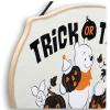 imageDisney Star Wars Baby Yoda No Tricks All Treats Halloween Hanging Wood Wall Decor  Cute Baby Yoda Halloween SignCream