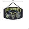 imageDisney Star Wars Baby Yoda No Tricks All Treats Halloween Hanging Wood Wall Decor  Cute Baby Yoda Halloween SignGrayYellow