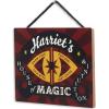 imageDisney Star Wars Baby Yoda No Tricks All Treats Halloween Hanging Wood Wall Decor  Cute Baby Yoda Halloween SignMaroon