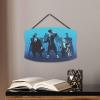 imageDisney Star Wars Baby Yoda No Tricks All Treats Halloween Hanging Wood Wall Decor  Cute Baby Yoda Halloween SignTeal