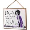 imageDisney Star Wars Baby Yoda No Tricks All Treats Halloween Hanging Wood Wall Decor  Cute Baby Yoda Halloween SignWhite