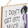 imageDisney Star Wars Baby Yoda No Tricks All Treats Halloween Hanging Wood Wall Decor  Cute Baby Yoda Halloween SignWhite