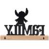 imageDisney Star Wars Baby Yoda Welcome Tabletop Decor  May the Force Be With You Metal Baby Yoda Decoration on Black Wood BaseBlack