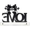 imageDisney Star Wars Baby Yoda Welcome Tabletop Decor  May the Force Be With You Metal Baby Yoda Decoration on Black Wood BaseBlackWhite