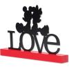 imageDisney Star Wars Baby Yoda Welcome Tabletop Decor  May the Force Be With You Metal Baby Yoda Decoration on Black Wood BaseRedBlack