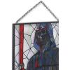 imageDisney Star Wars Darth Vader and Lightsaber Hanging Glass Wall Decor  Beautiful Darth Vader Wall Art for HomeBlack